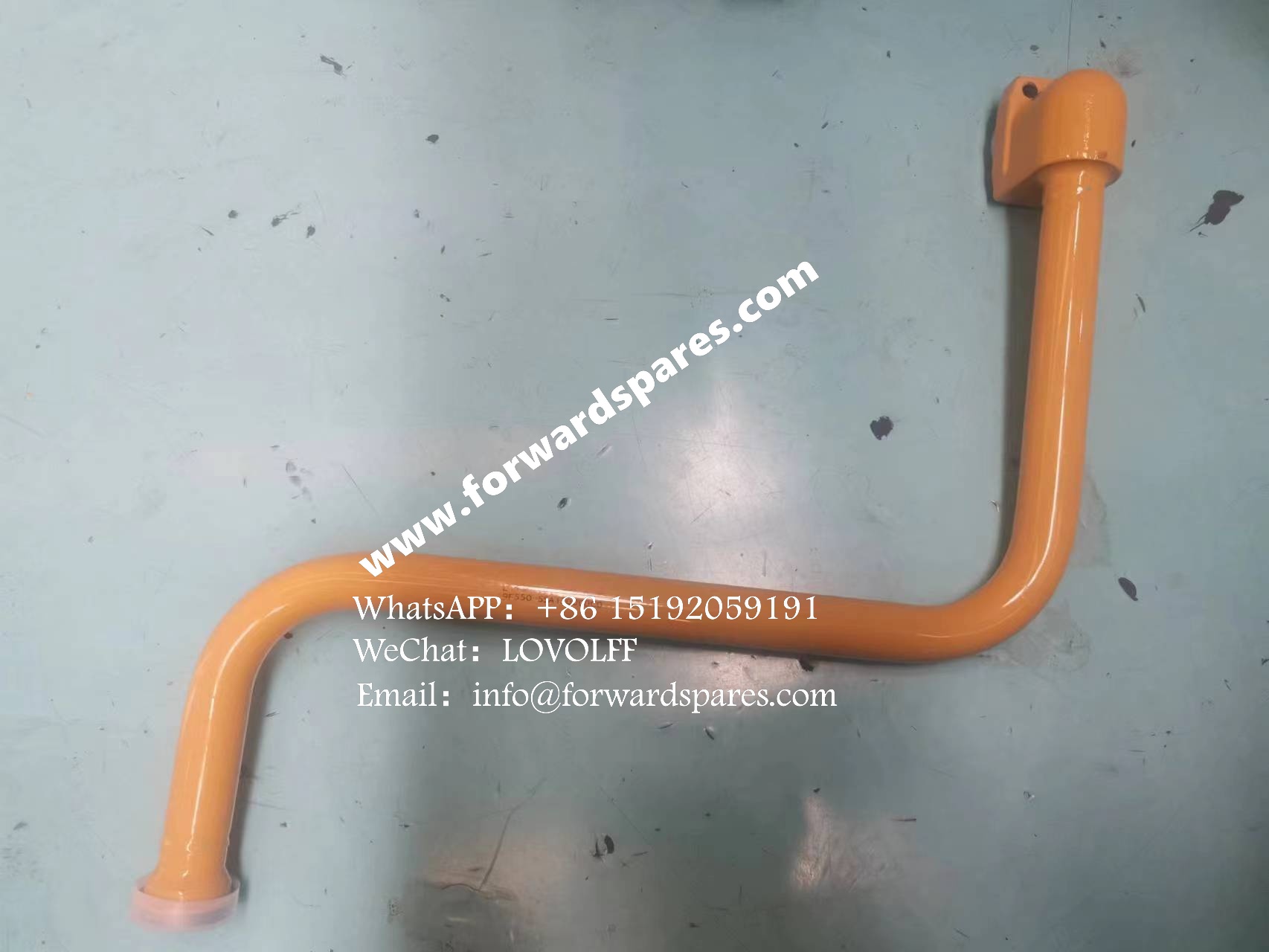 9F550-55A130000C0/5R Left Boom Cylinder Small Chamber Transition Hard Pipe